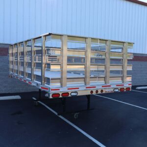 Martin 98″x168″ BX Stake Body Flatbed Fits Dual Wheel 120″ CA Cab and Chassis