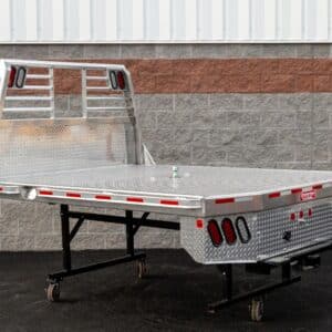 Zimmerman 84″x102″ Aluminum Flat Bed – Fits Ford 2017 – Newer Single Wheel Long Bed