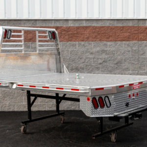 Zimmerman 84″x102″ Aluminum Flat Bed – Fits Single Wheel Long Bed