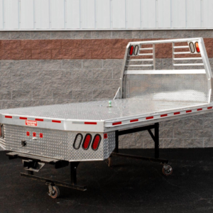 Zimmerman 84″x114″ Aluminum Flat Bed – Single Wheel 60″ CA Cab & Chassis