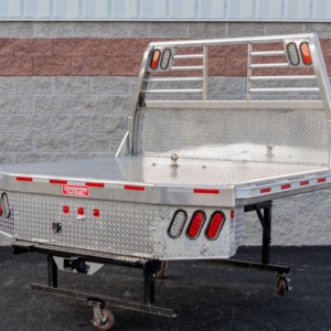 Zimmerman 84″x84″ Aluminum Flat Bed – Fits Ford 2017 & Newer Single Wheel Short Bed