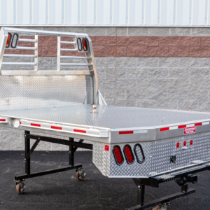 Zimmerman 84″x84″ Aluminum Flat Bed – Fits Single Wheel Short Bed