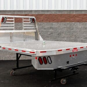 Zimmerman 97″x102″ Aluminum Flat Bed – Fits Dual Wheel Long Bed