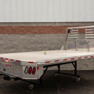 Zimmerman 97″x136″ Aluminum Flat Bed – Fits Dual Wheel 84″ CA Cab and Chassis