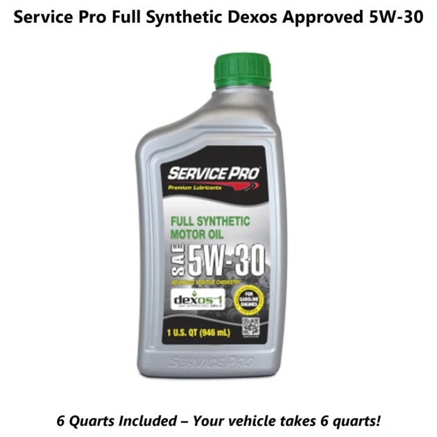 Complete Oil Change Kit — Chevy Silverado & GMC Sierra (5W-30 Synthetic + Filter + Drain Plug Gasket) - Image 4