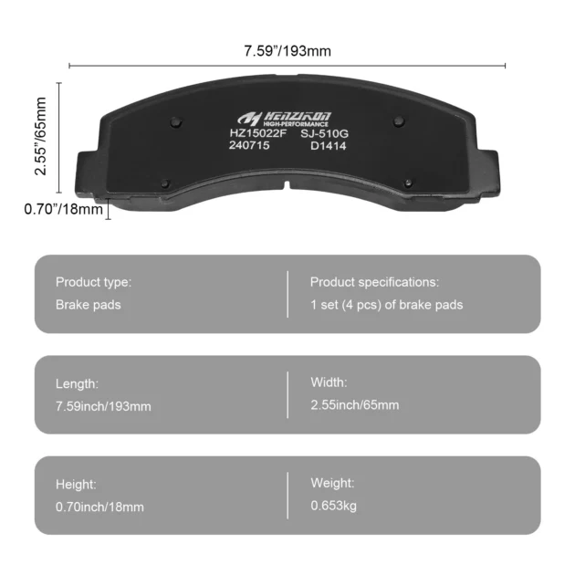 Front Brake Pads — Ford F-150 (2004–2014) Ceramic Set - Image 5