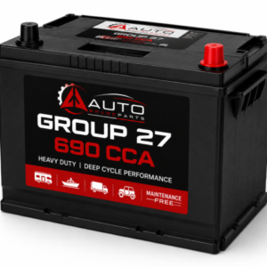 Group 27 Battery — 690 CCA — Heavy Accessory & RV Use