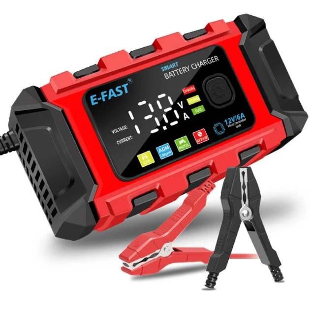 Smart Battery Charger & Maintainer — 12V, 6A, Automatic - Image 4